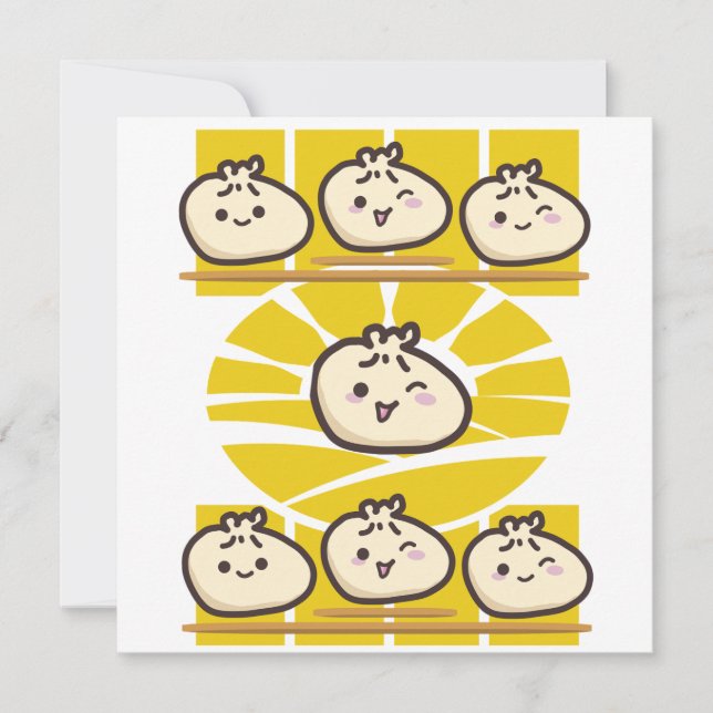 sonnige dim sum knödel  invitation (Front)