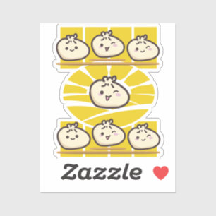sonnige dim sum knödel sticker