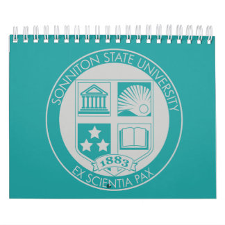 Sonniton State University Calendar - Teal/Gray