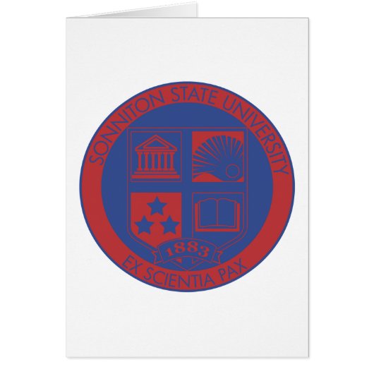 Sonniton State University Seal - Color Cards (Front)