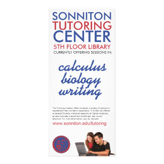 Sonniton Tutoring Center Rack Card