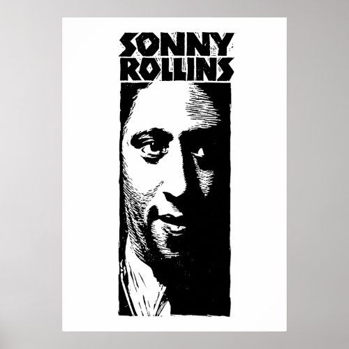 Sonny Rollins Illustrated Poster