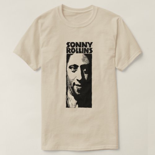 Sonny Rollins Illustrated Print  T_Shirt
