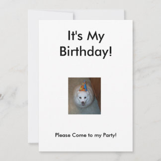 Sonny's Birthday Invitation