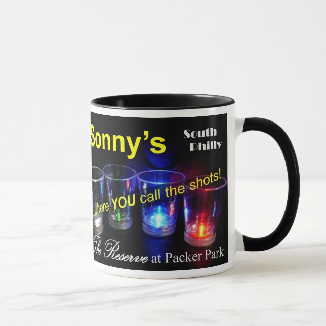 Sonny's South Philly Two Tone Coffee Mug Full (Right)