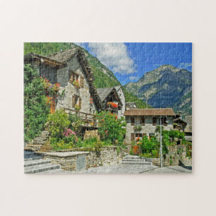 Sonogno Switzerland Jigsaw Puzzle