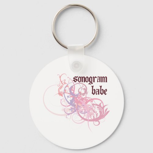 Sonogram Babe Keychain