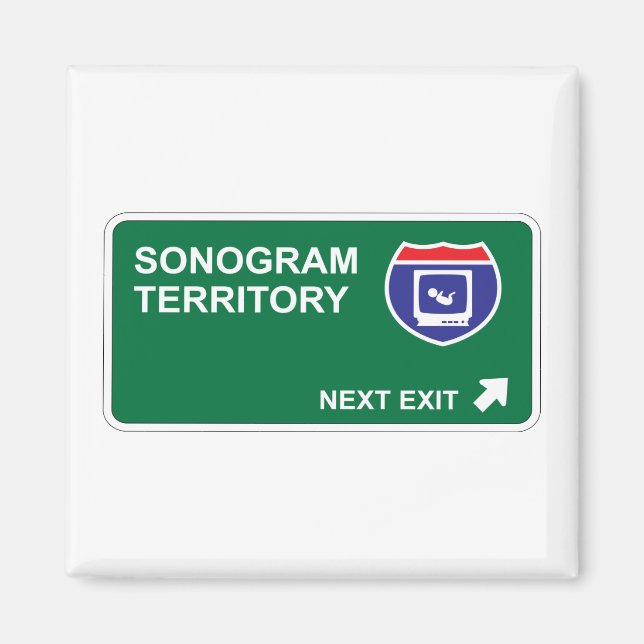 Sonogram Next Exit Magnet (Front)