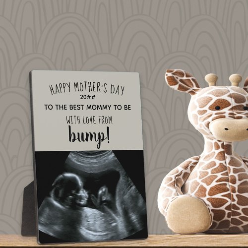 Sonogram Photo Best Mommy to Be from Bump Plaque