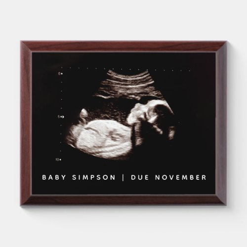 Sonogram Photo Pregnancy Announcement Plaque