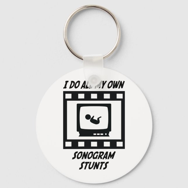 Sonogram Stunts Keychain (Front)