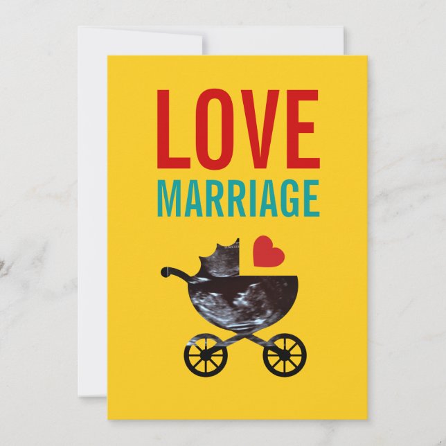 Sonogram Ultrasound Baby Shower Invitation (Front)