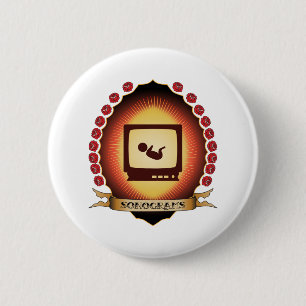 Sonograms Mandorla Pinback Button