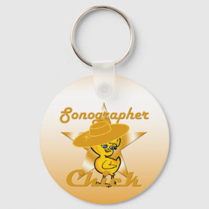 Sonographer Chick #10 Keychain