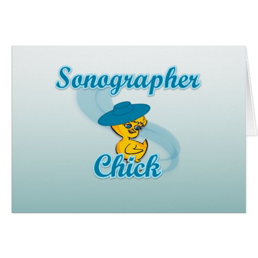 Sonographer Chick #3 Cards (Front Horizontal)