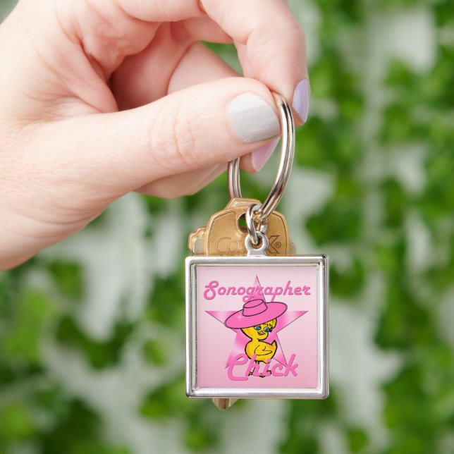 Sonographer Chick #8 Keychain (Hand)