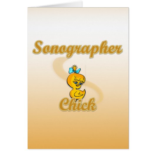 Sonographer Chick Cards (Front)