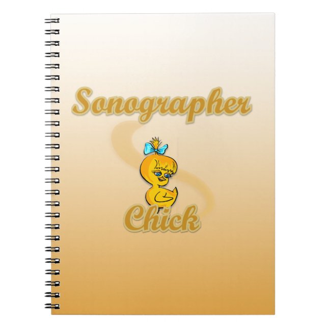 Sonographer Chick Notebook (Front)