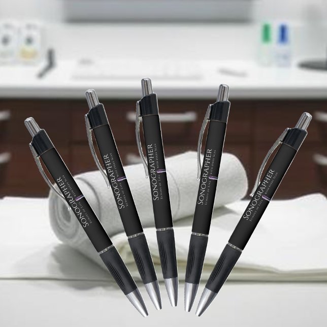 Sonographer-Colorful Ultrasound Waves Pen (Sonographer-Colorful Ultrasound Waves Pen)