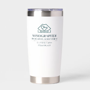 Sonographer Custom Name Since Year Insulated Tumbler