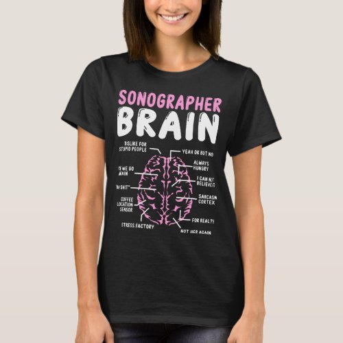 Sonographer  for Work Sonography Accessoires T_Shirt