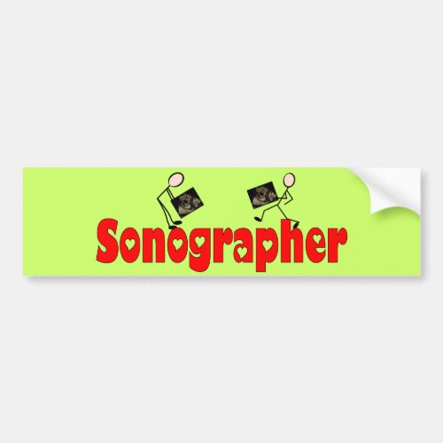 Sonographer Gifts Bumper Sticker