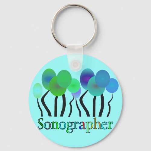 Sonographer Gifts Keychain