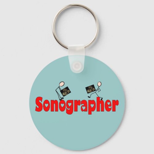 Sonographer Gifts Keychain