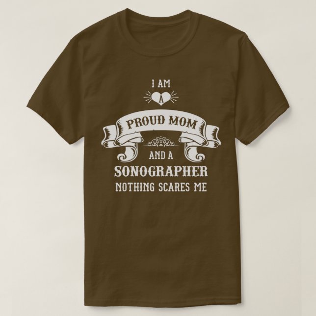 Sonographer Mom Mothers Day  T-Shirt (Design Front)