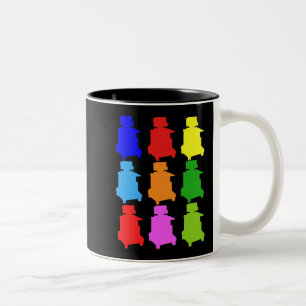 Sonographer Popart Gfits Two-Tone Coffee Mug