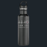 Sonographer  RDCS Cardiac Echo Tech Heartbeat Gift Stainless Steel Water Bottle<br><div class="desc">Sonographer  RDCS Cardiac Echo Tech Heartbeat Gifts</div>