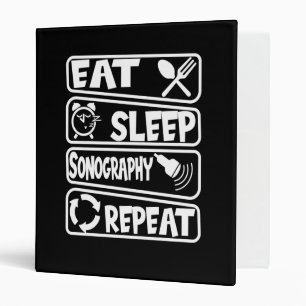 Sonographer Sonography 3 Ring Binder