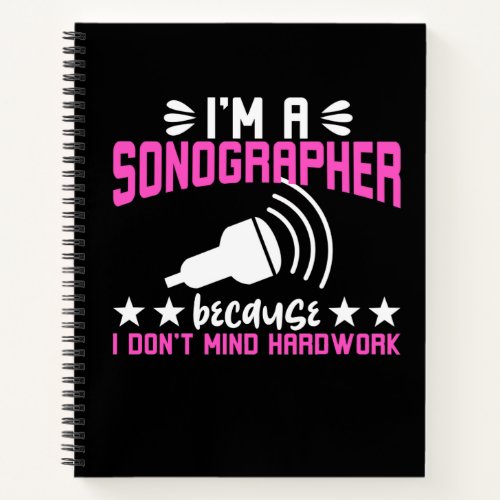 Sonographer Sonography Notebook