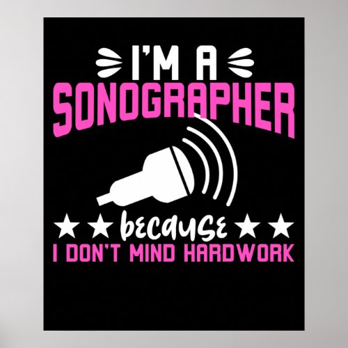 Sonographer Sonography Poster