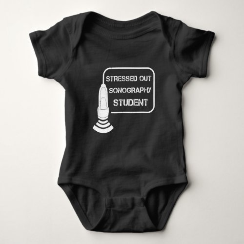 Sonographer Ultrasound Technician Gift Idea Baby Bodysuit