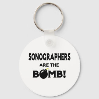 Sonographers Are The Bomb! Keychain