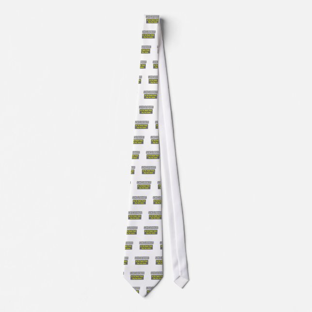 Sonographers...Smarter Neck Tie (Front)
