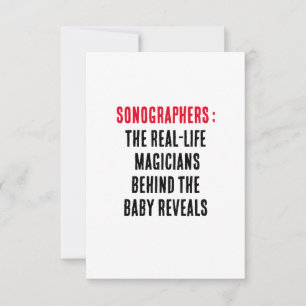 Sonographers: The real-life magicians behind the Thank You Card