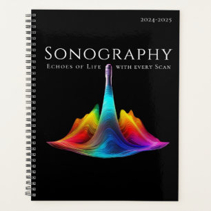 Sonography-Colorful Ultrasound Waves Planner