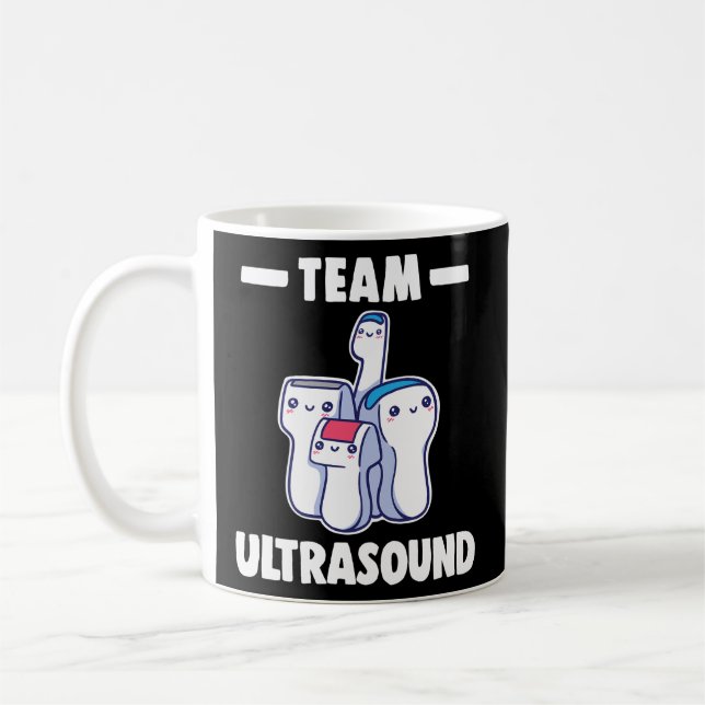 Sonography Team Ultrasound For Sonographer Radiolo Coffee Mug (Left)