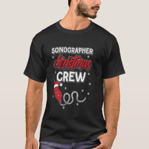 Sonography Ultrasound Tech Christmas Sonographer T-Shirt