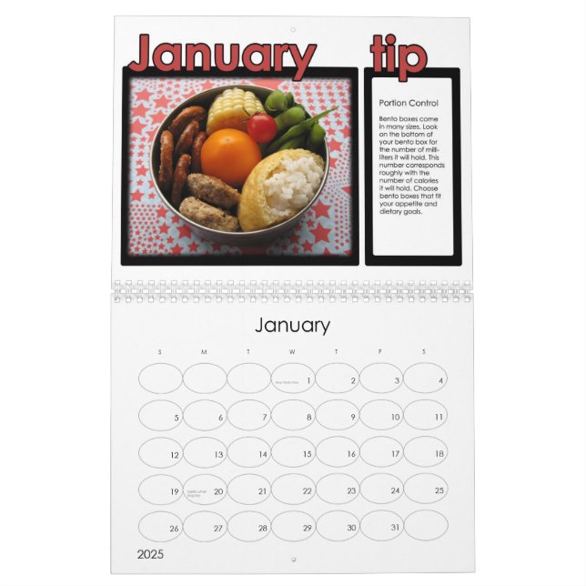 Sonoma Bento 2011 Calendar (Jan 2025)