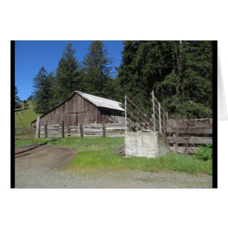 Sonoma County back roads barn Cards