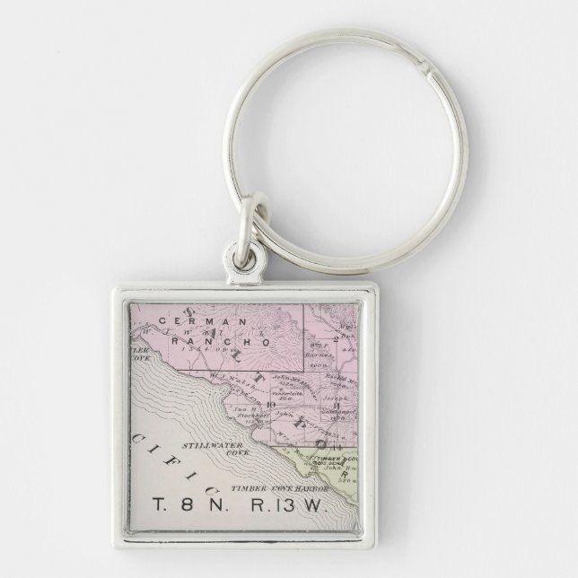 Sonoma County, California 17 Keychain (Front)