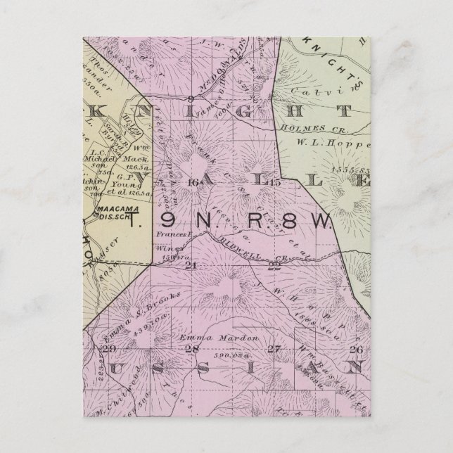 Sonoma County, California 19 Postcard (Front)