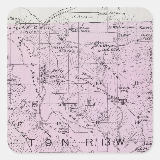 Sonoma County, California 20 Square Sticker (Front)