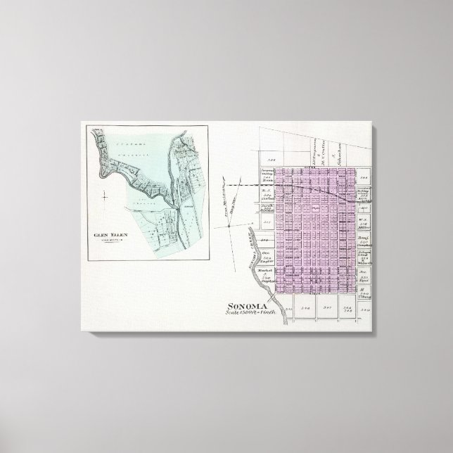 Sonoma County, California 22 Canvas Print (Front)