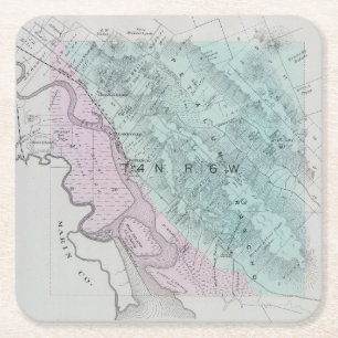 Sonoma County, California 23 2 Square Paper Coaster