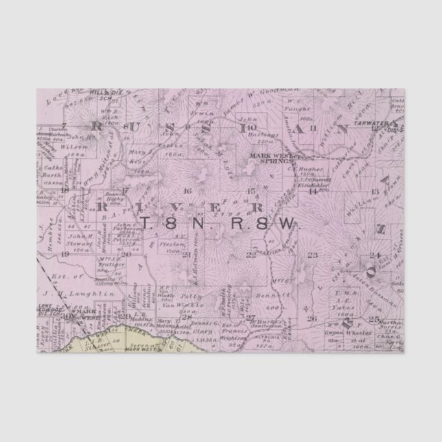 Sonoma County, California 23 Tissue Paper (Front)