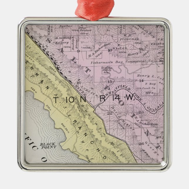 Sonoma County, California 34 Metal Ornament (Front)